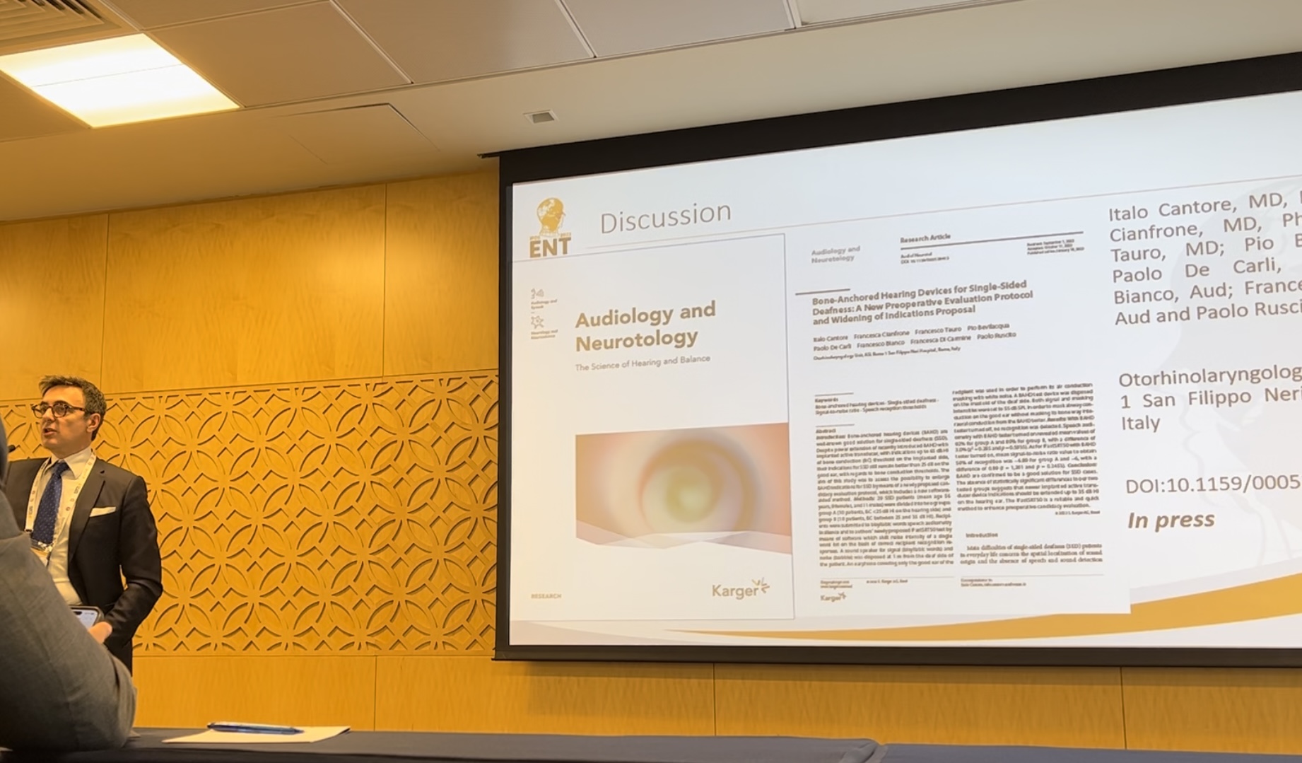 La UOC Otorinolaringoiatria del San Filippo Neri invitata al Congresso Mondiale IFOS 2023 a Dubai