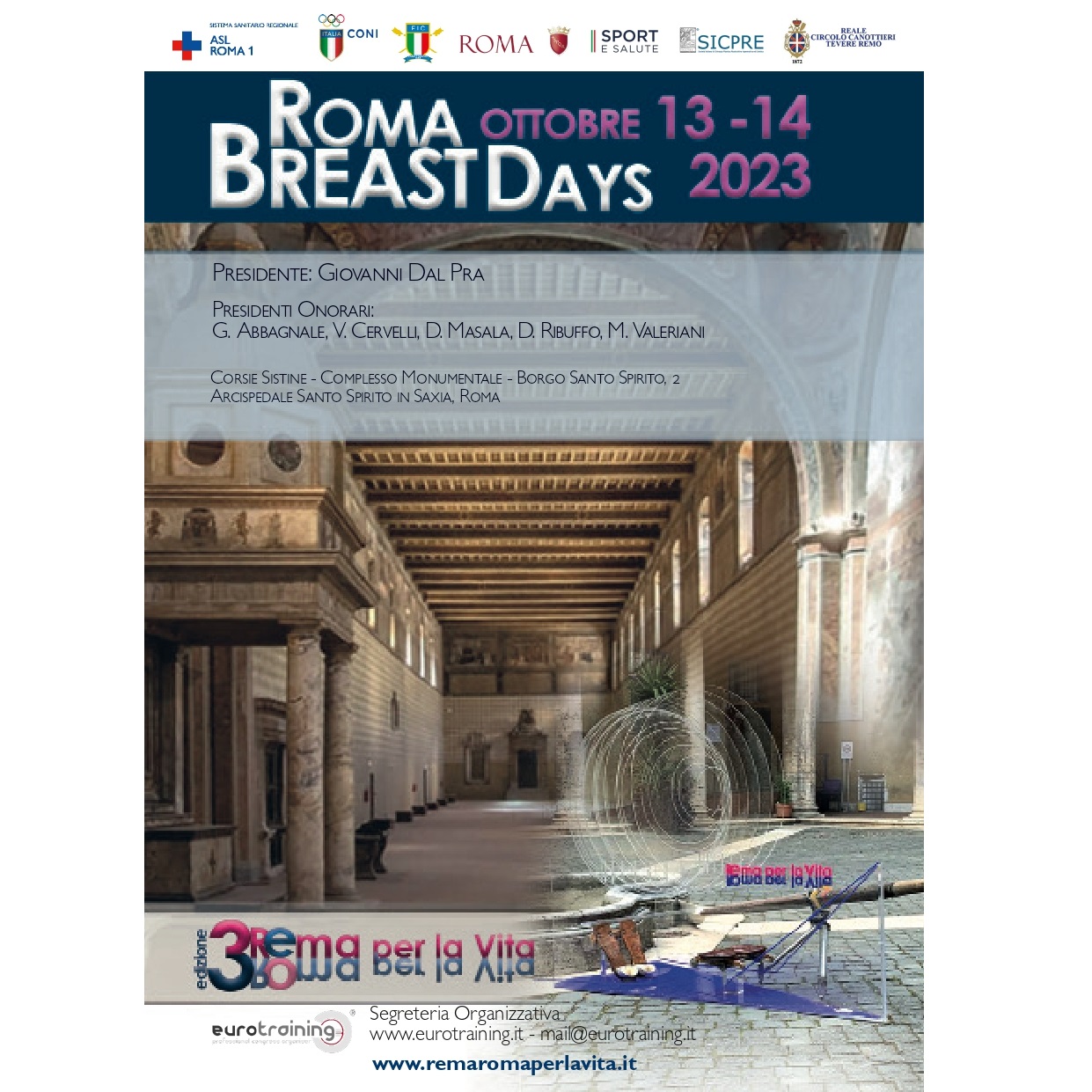 13-14 ottobre Evento "Roma Breast Days" 2023