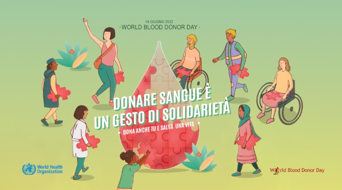 14 giugno Giornata Mondiale del Donatore di Sangue