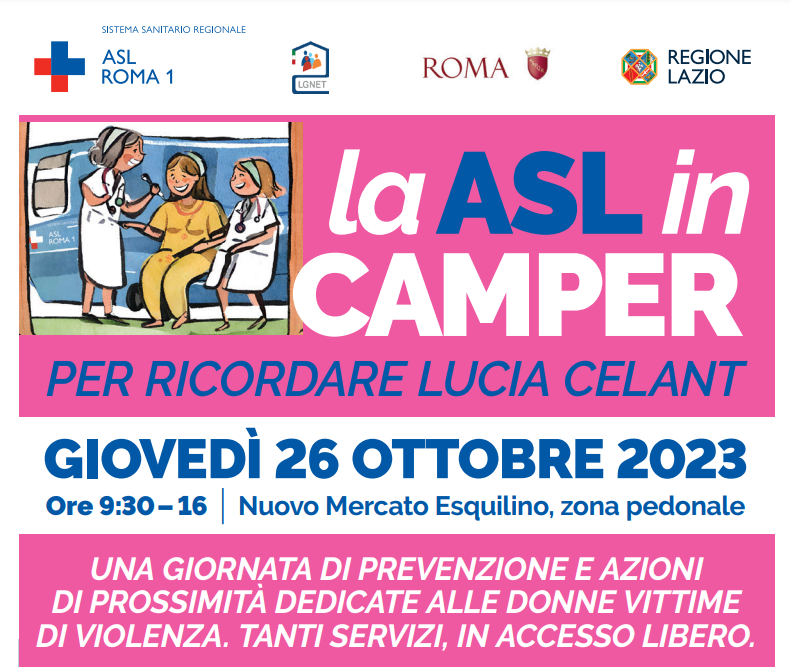ASL Roma 1. La ASL in Camper, in ricordo di Lucia Celant