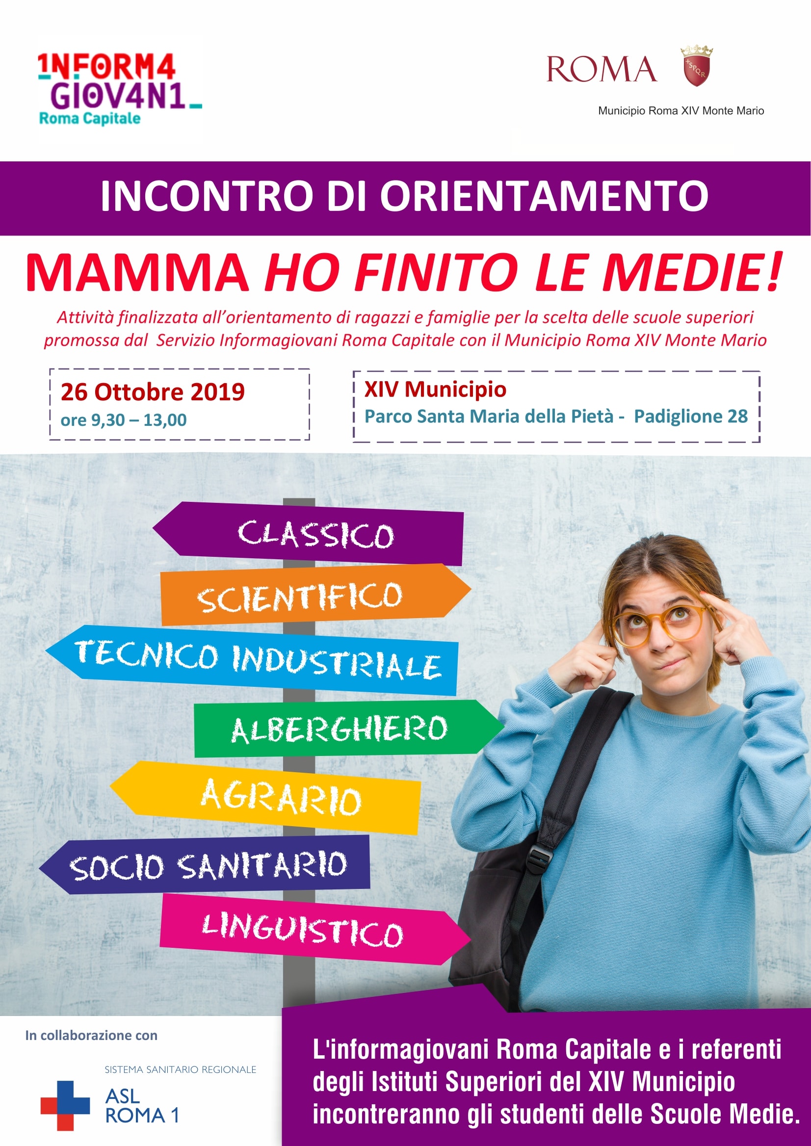 Giornata di orientamento per le Scuole al Parco della Salute e del Benessere