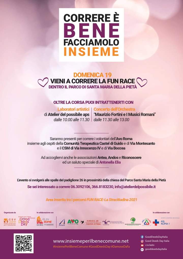 Il 17-18-19 settembre “Insieme per il Bene Comune – Good Deeds Day”