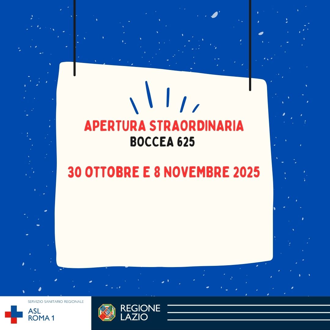 30 ottobre e 8 novembre Apertura straordinaria presidio vaccinale Boccea 625
