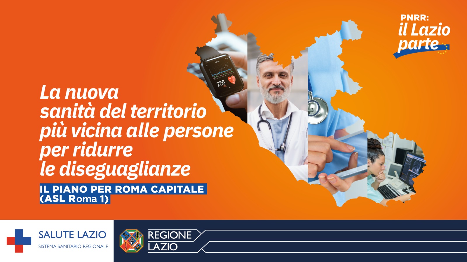 21 febbraio, presentazione del piano “La nuova sanità del territorio più vicina alle persone per ridurre le diseguaglianze. Il piano per Roma Capitale ASL Roma 1”
