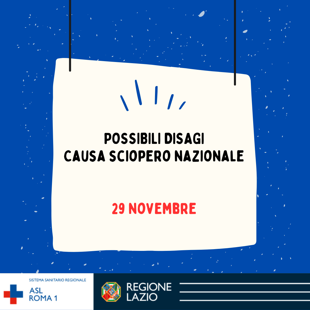 29 novembre Possibili disagi causa sciopero nazionale