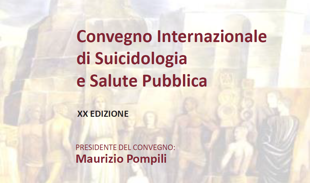 13 settembre Convegno Internazionale di Suicidologia e Salute Pubblica in occasione della Giornata Mondiale per la Prevenzione del Suicidio