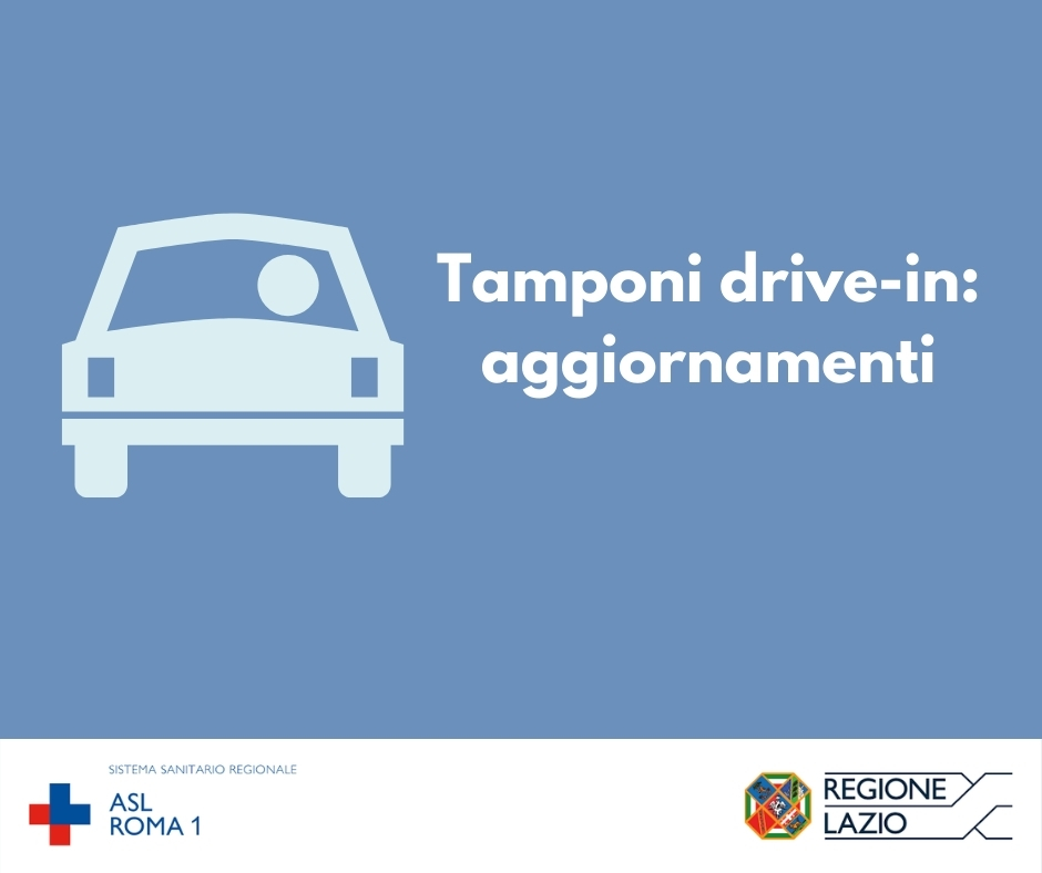 Tamponi Drive-in: tutti gli aggiornamenti