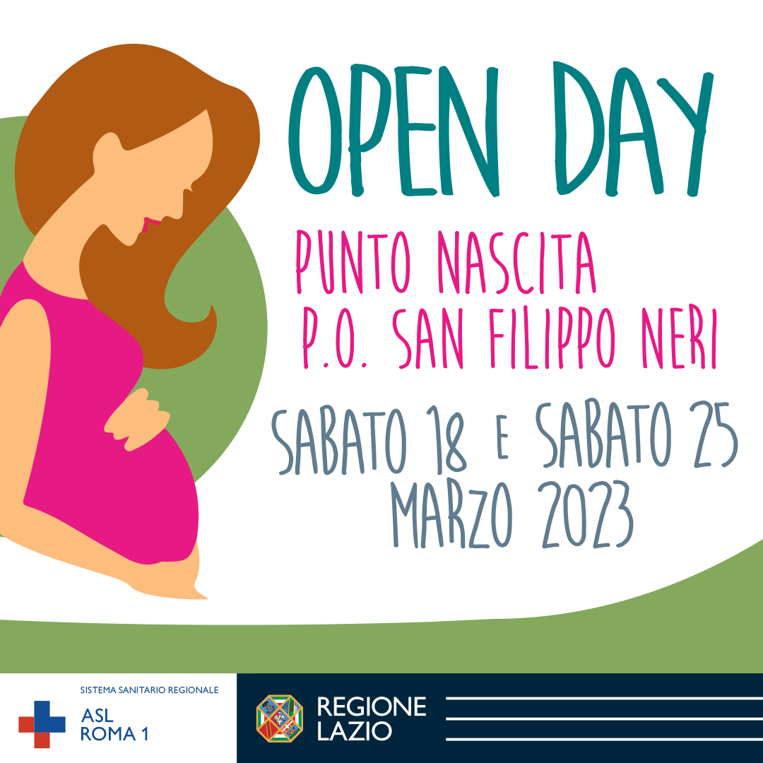 Il 18 e il 25 marzo tornano gli Open Day Punto Nascita all’Ospedale San Filippo Neri