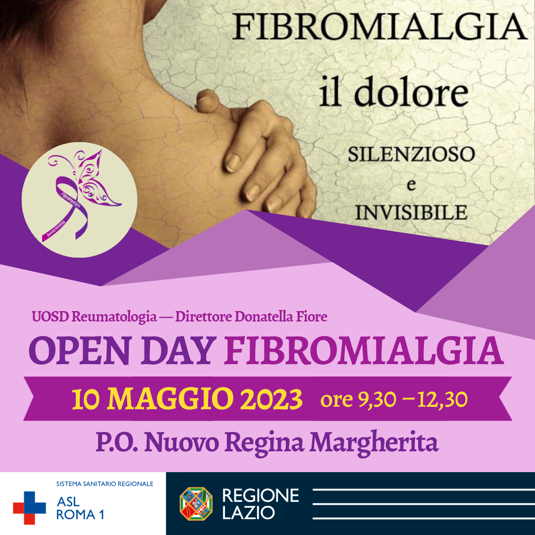 10 maggio Open Day Fibromialgia al Nuovo Regina Margherita
