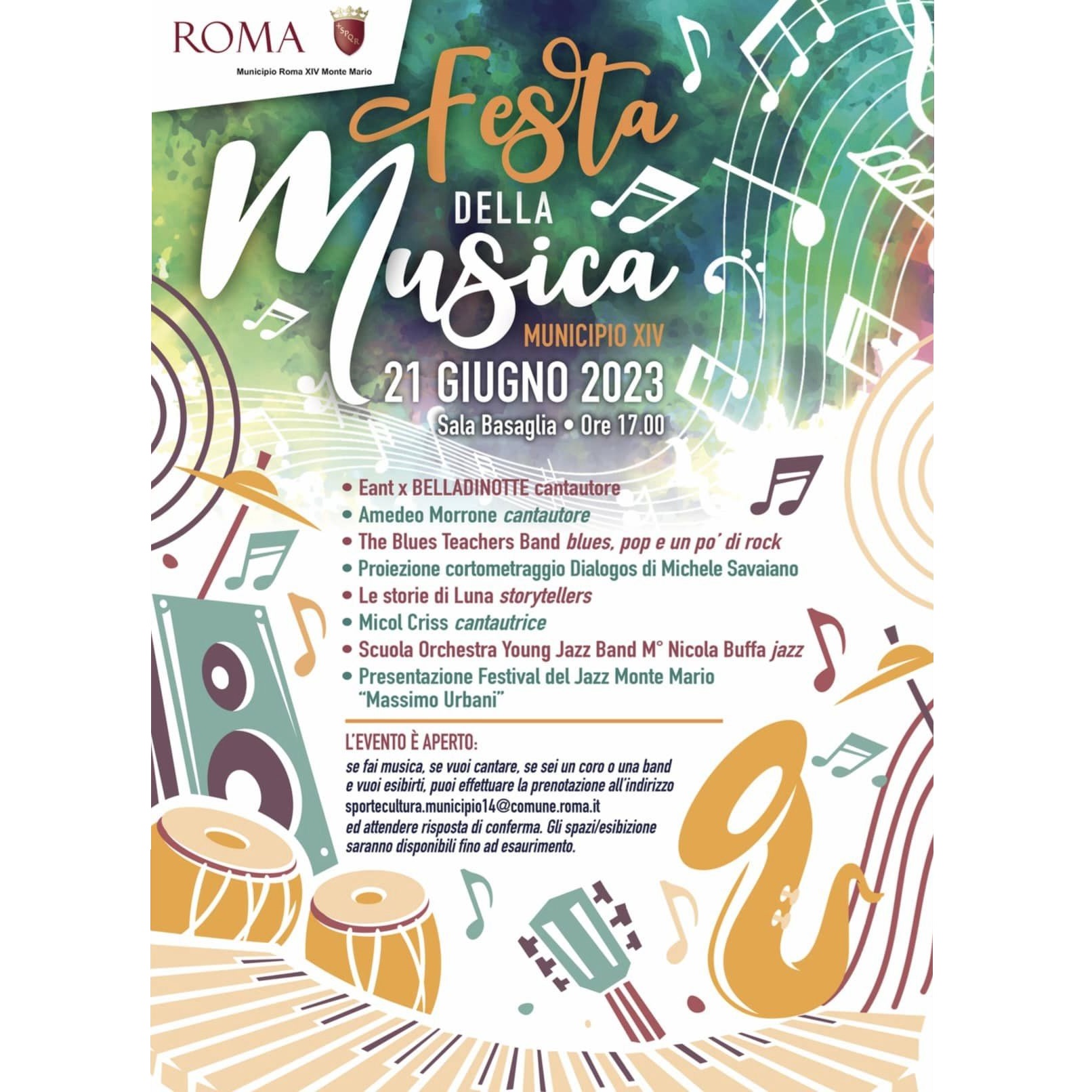 21 giugno "Festa della Musica" al Santa Maria della Pietà