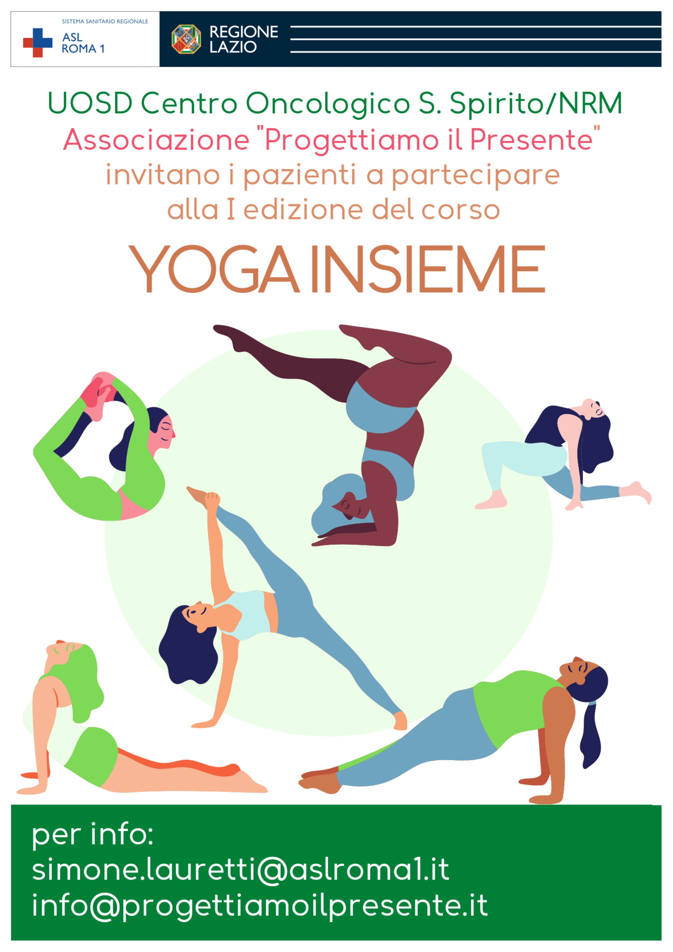 Corso “Yoga Insieme”: parte la 1ª edizione per le pazienti del Percorso di Terapie Integrate in Oncologia