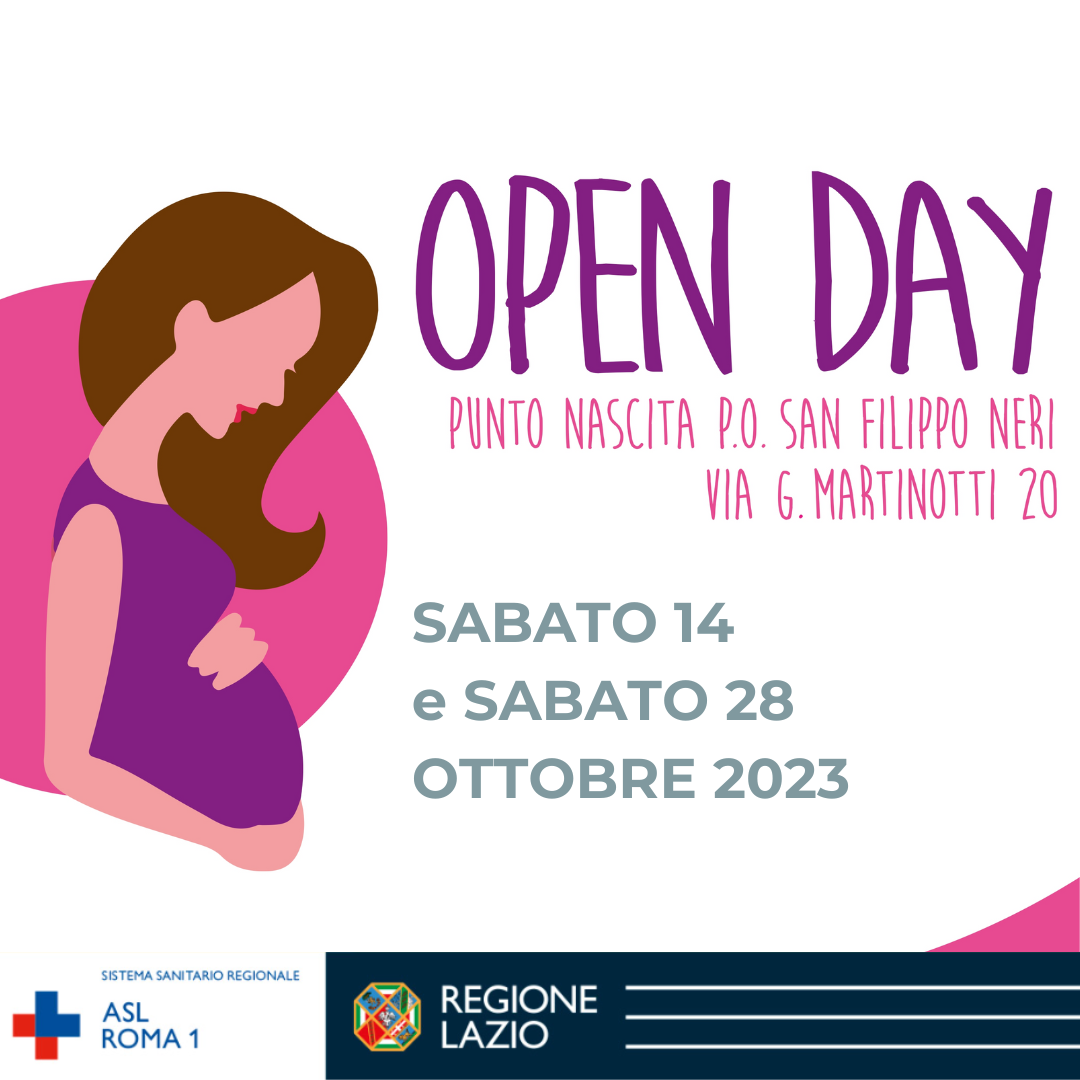 14 e 28 ottobre Open Day Punto Nascita all’Ospedale San Filippo Neri