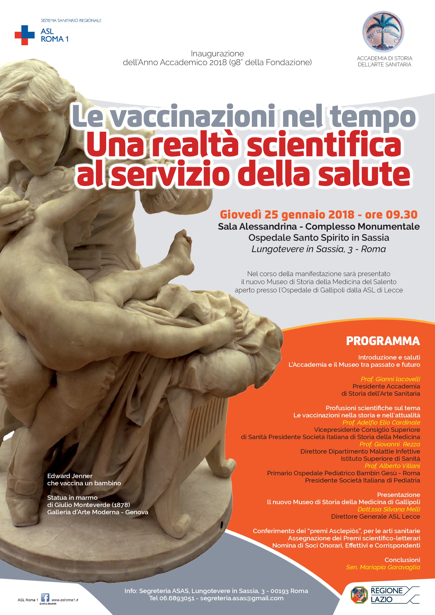 25.01 - Le vaccinazioni nel tempo. Una scelta scientifica al servizio della salute
