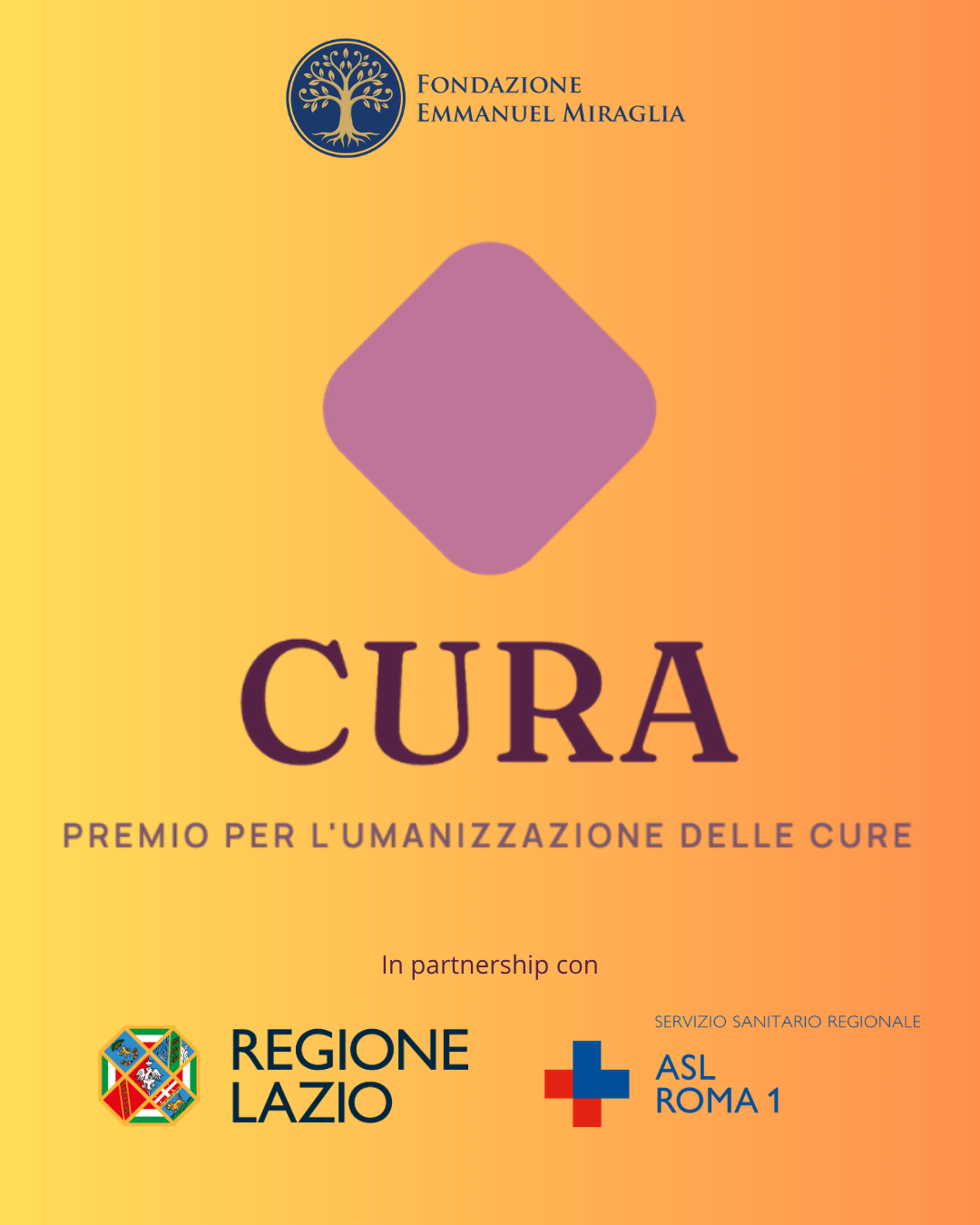 Premio "CURA – Competizione per l'Umanizzazione e il Riconoscimento dell'Assistenza"