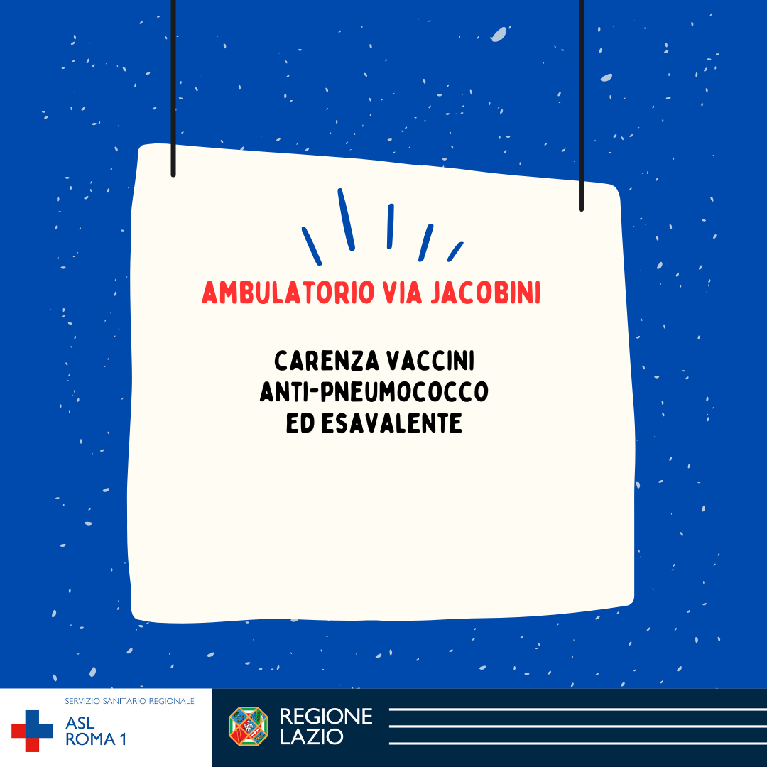 ambulatorio via jacobini carenza vaccini