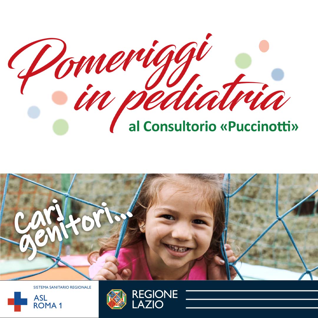 “Pomeriggi in Pediatria” al Consultorio Puccinotti: il 17 aprile ed il 22 maggio due giornate dedicate alla sicurezza in casa