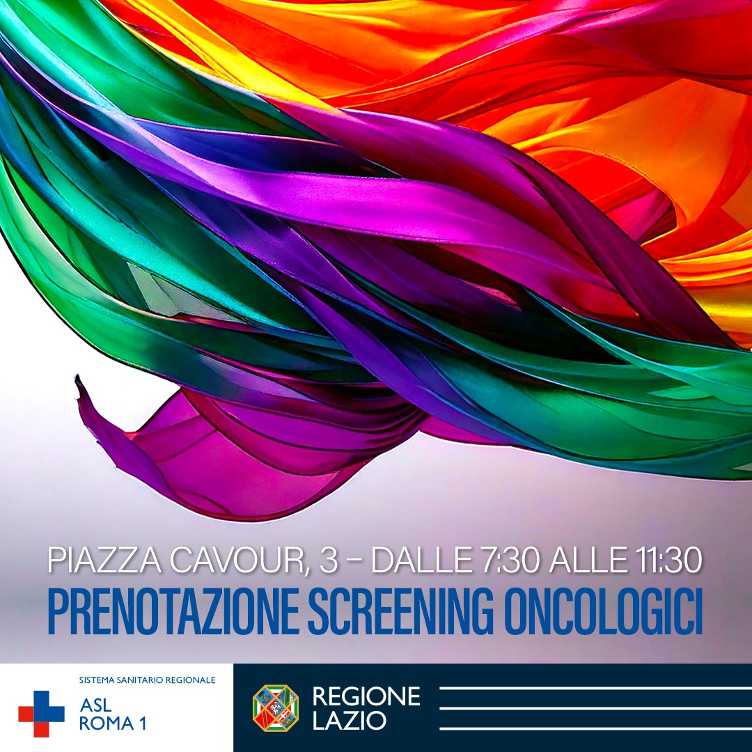 8 ottobre Punto di prenotazione degli screening oncologici a piazza Cavour