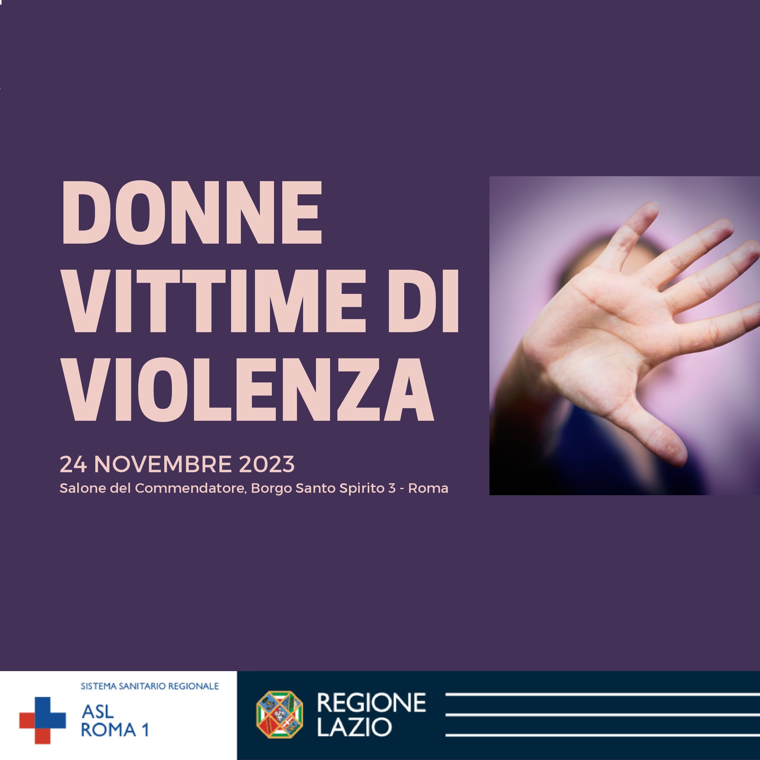 24 novembre Convegno “Donne vittime di violenza” al Santo Spirito