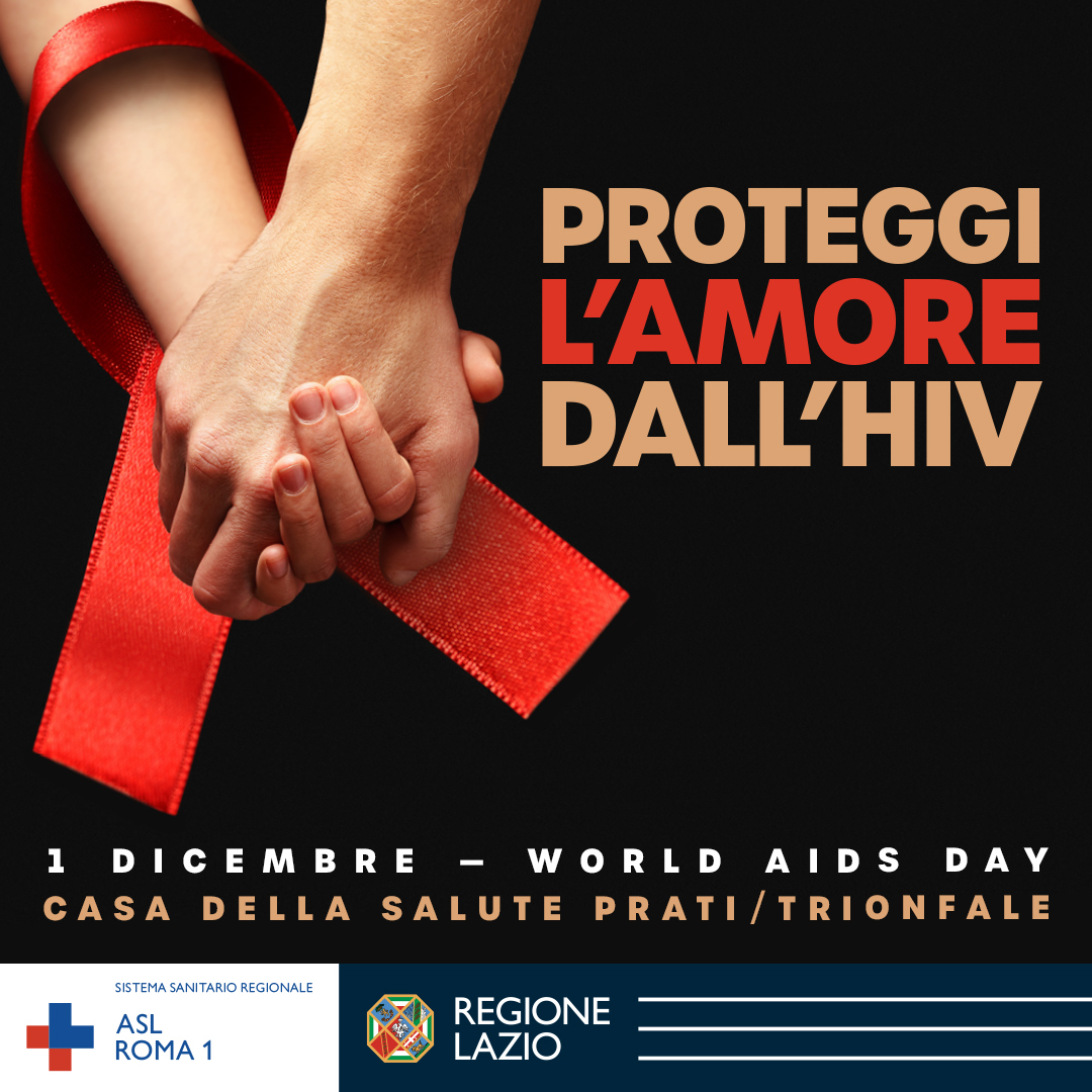 1° dicembre Screening HIV presso la Casa della Salute Prati-Trionfale per la Giornata Mondiale contro l’AIDS