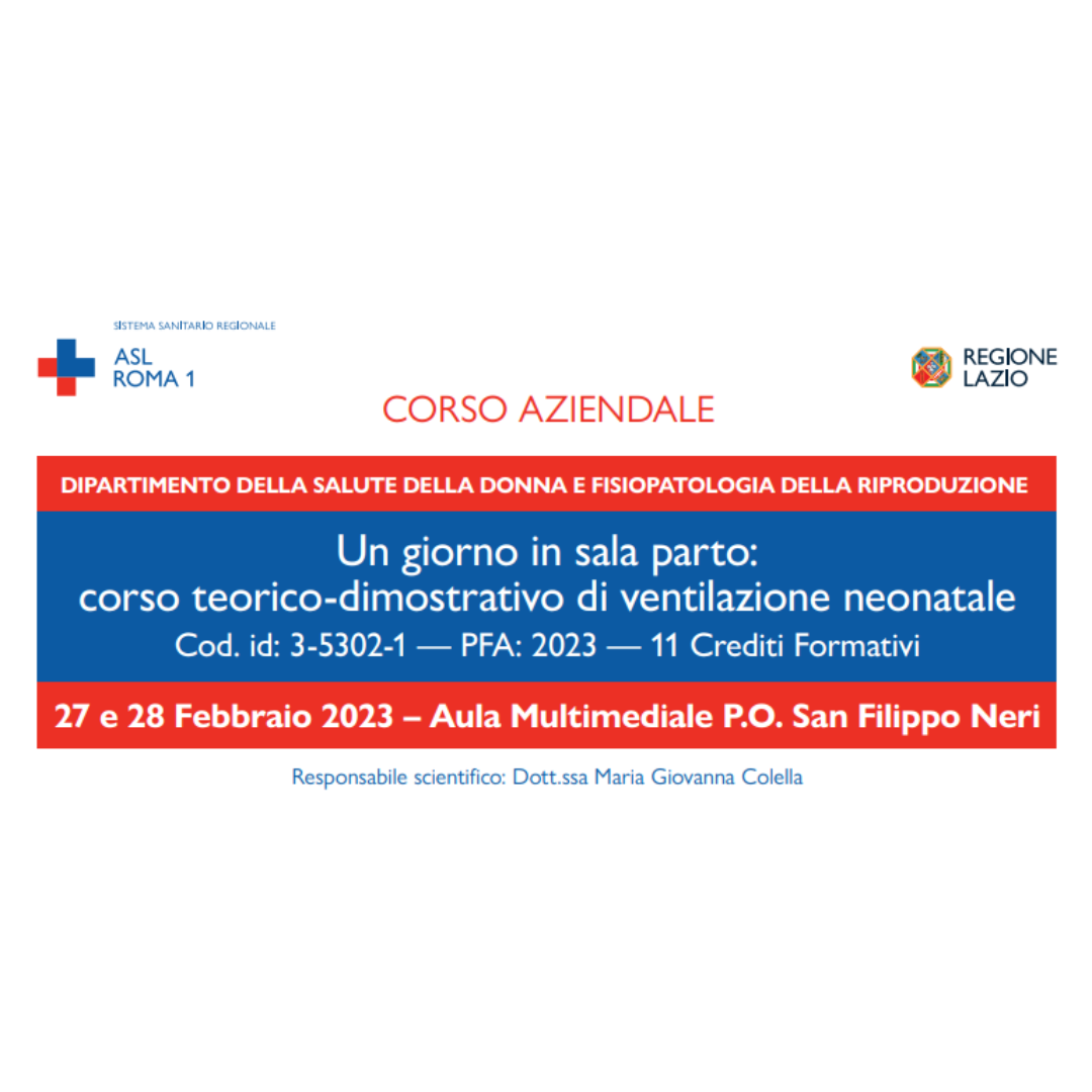 intestazione programma corso ecm ventilazione neonatale