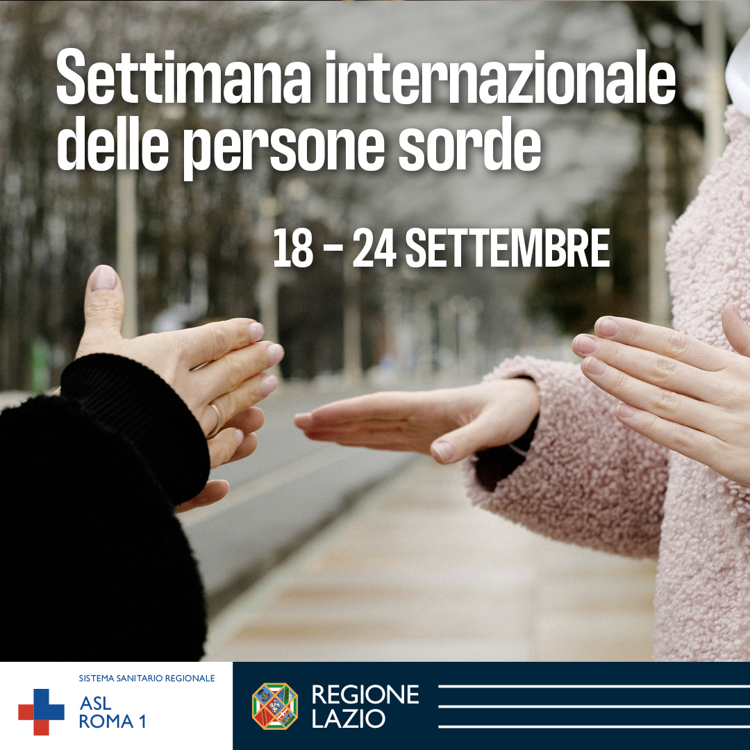 18-24 settembre Settimana internazionale delle Persone Sorde