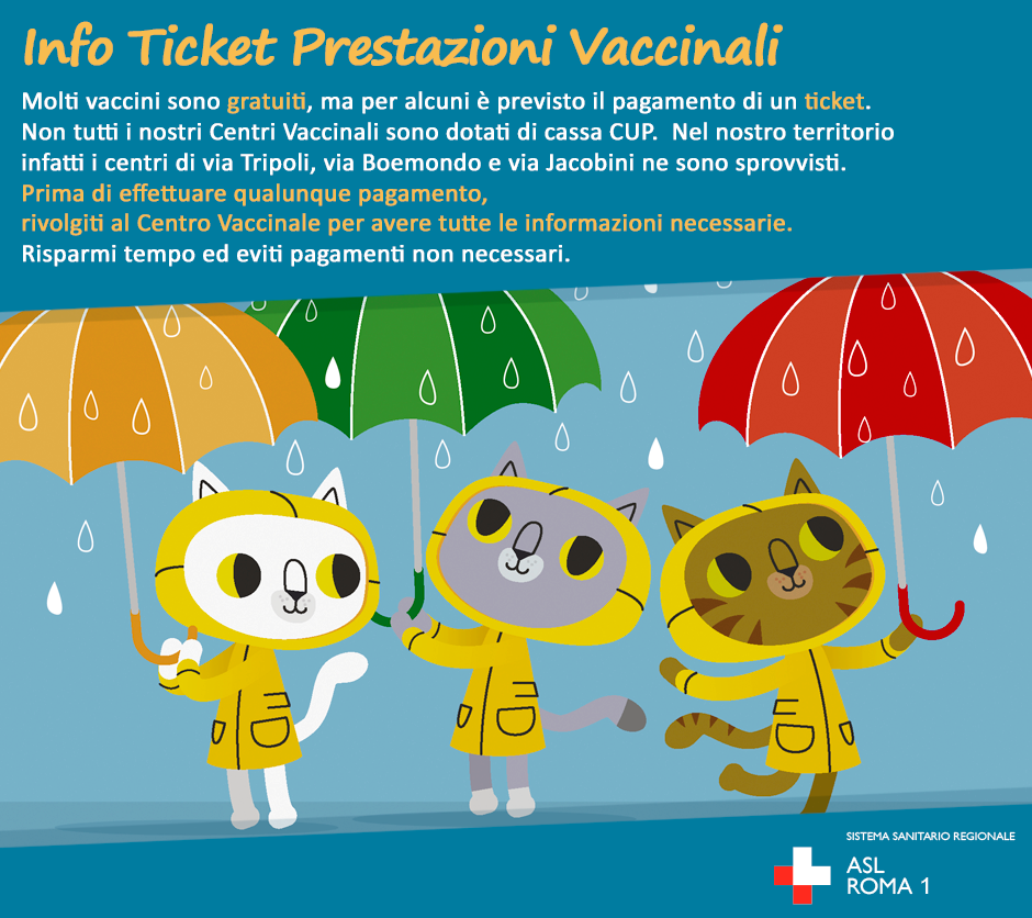 Informazioni su pagamento Ticket Prestazioni Vaccinali