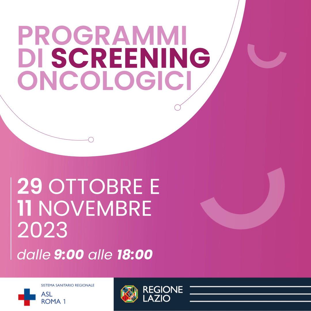 29 ottobre Screening oncologici gratuiti a piazzale Ankara
