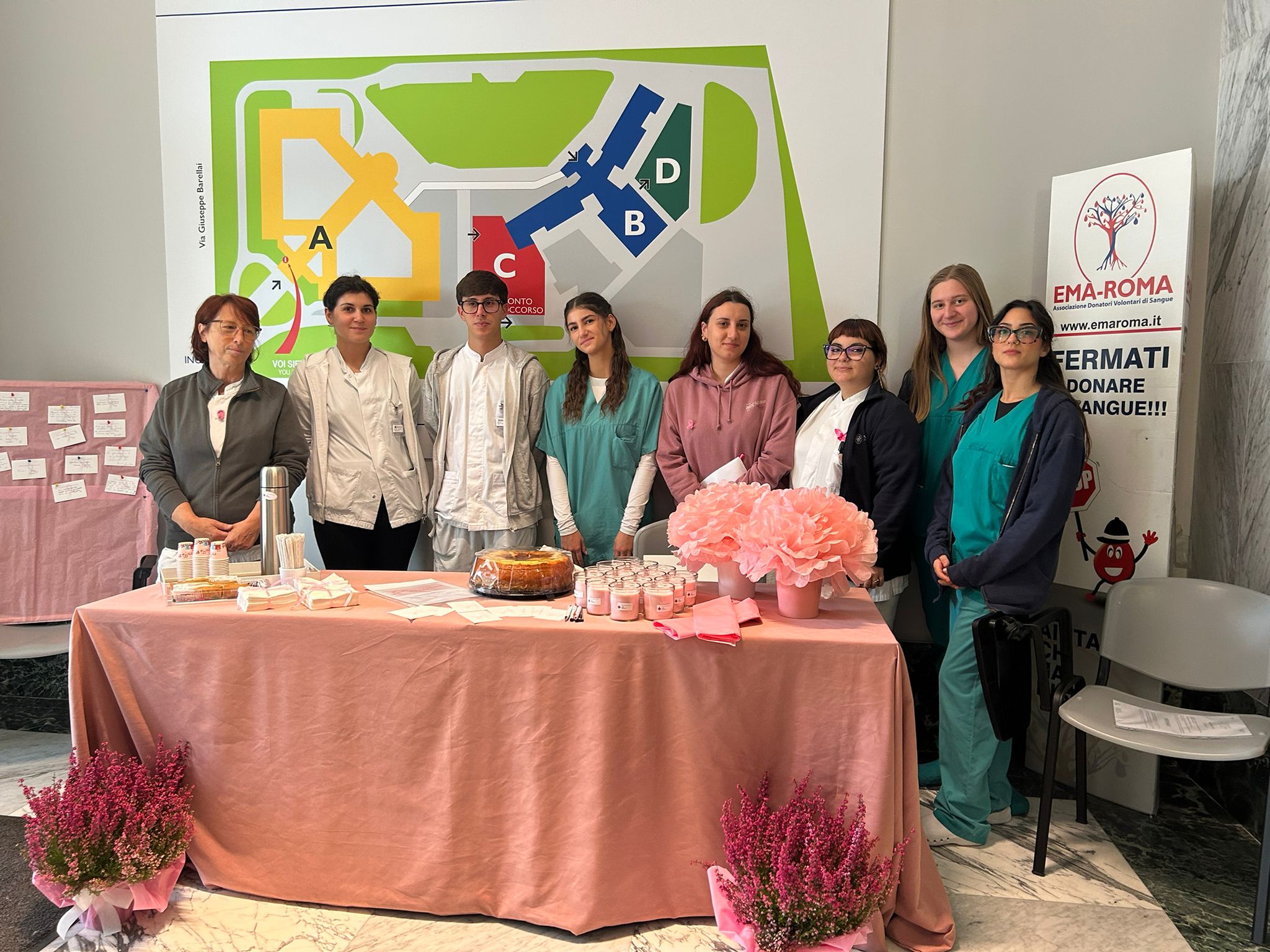 Caffè in Rosa: al Santo Spirito e al San Filippo Neri la ASL Roma 1 dedica due giornate alla prevenzione del tumore al seno.