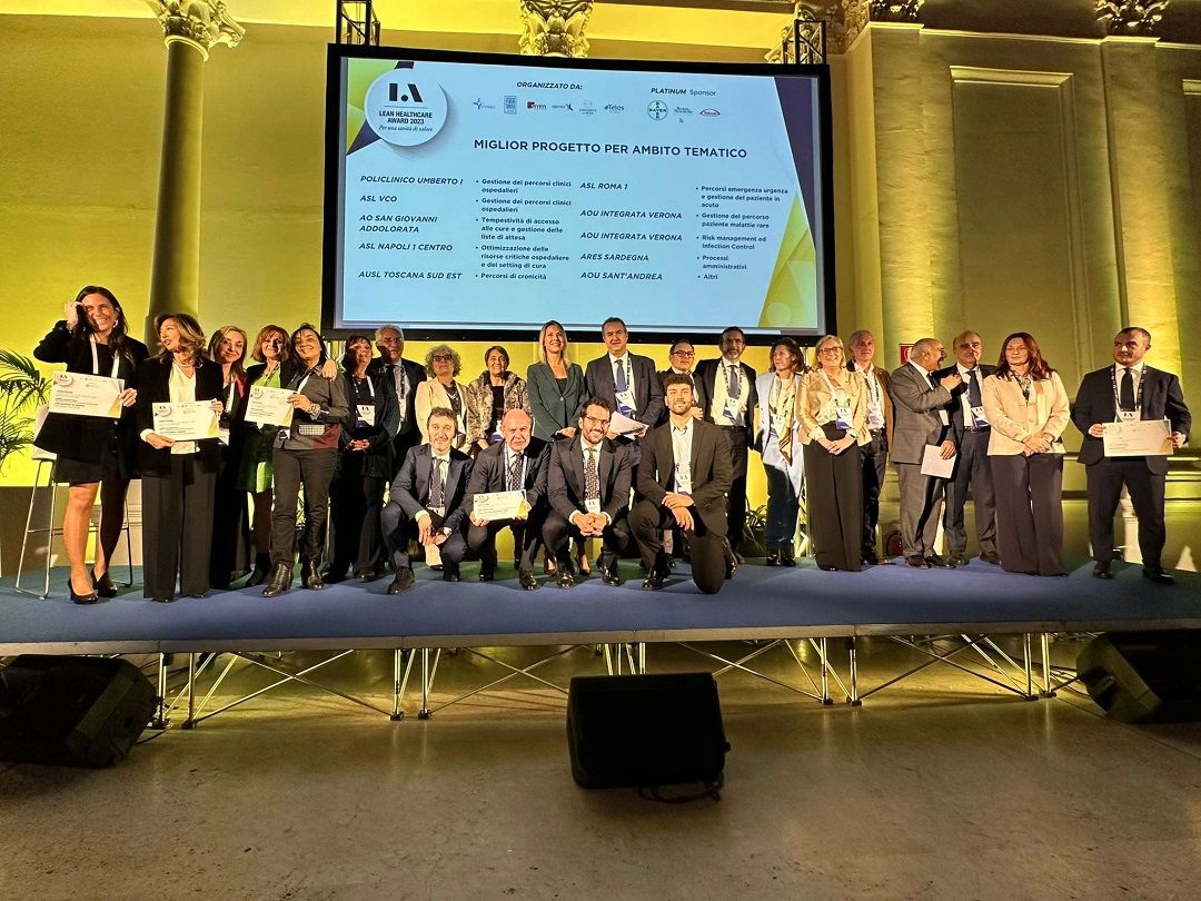 ASL Roma 1: Premiata ai Lean Healthcare Award 2023 per un modello di simulazione avanzata di abbattimento delle attese