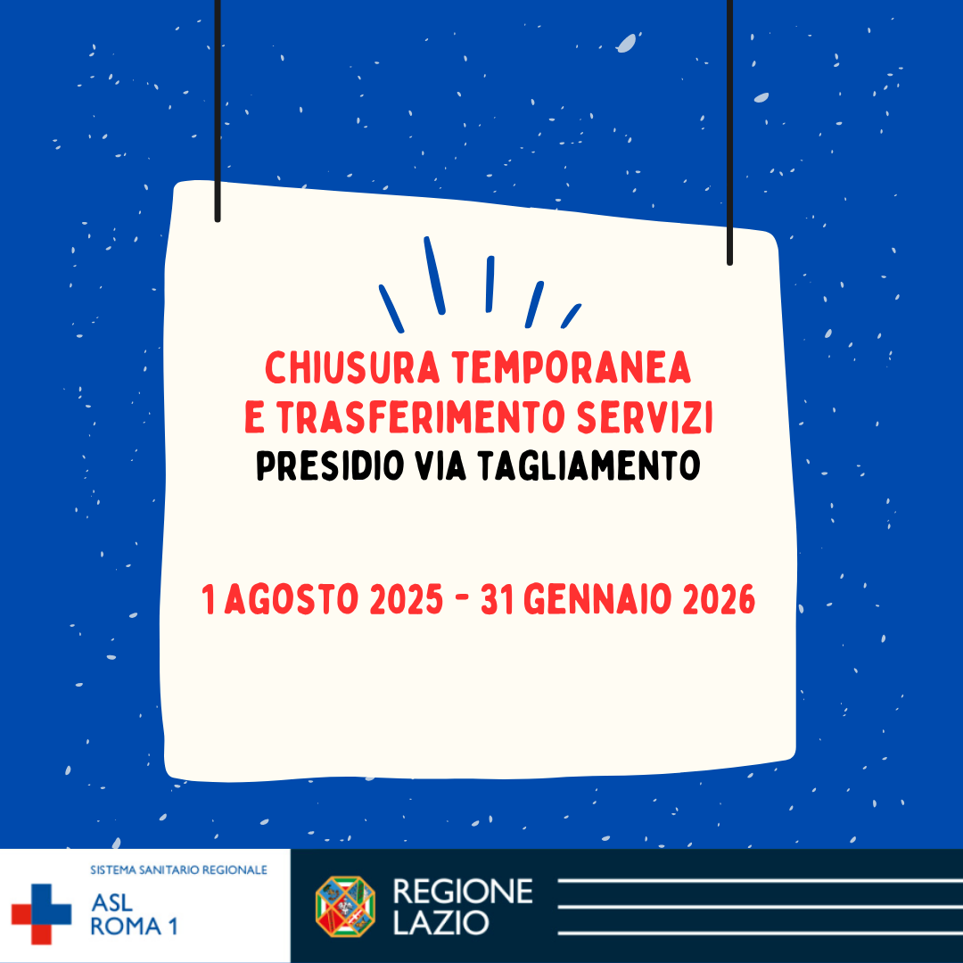 Chiusura temporanea presidio via dei Frentani e spostamento dei servizi