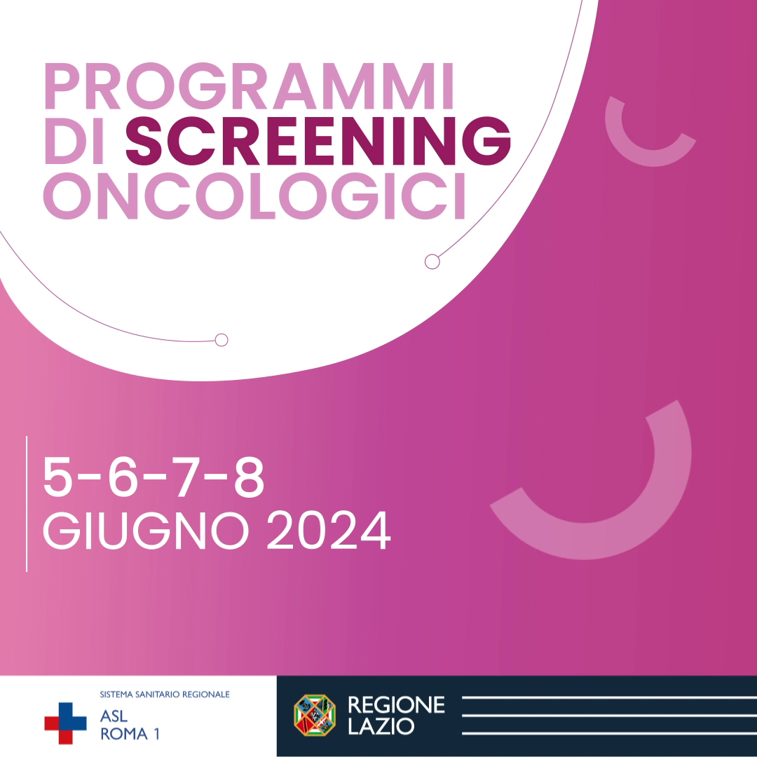 5, 6, 7 e 8 giugno Screening oncologici e HCV gratuiti a Labaro-Prima Porta