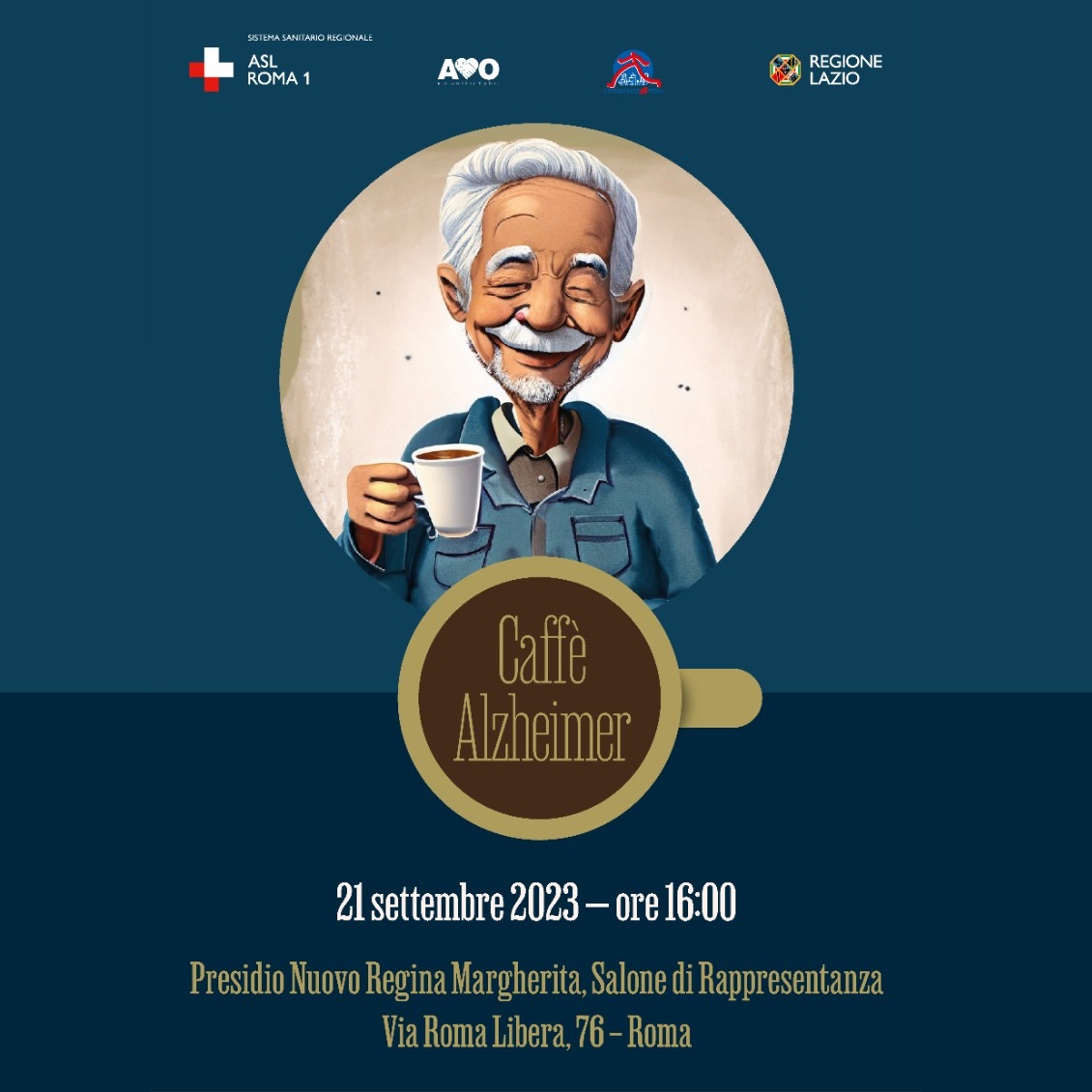 21 settembre Presentazione di "Caffè Alzheimer" al Nuovo Regina Margherita