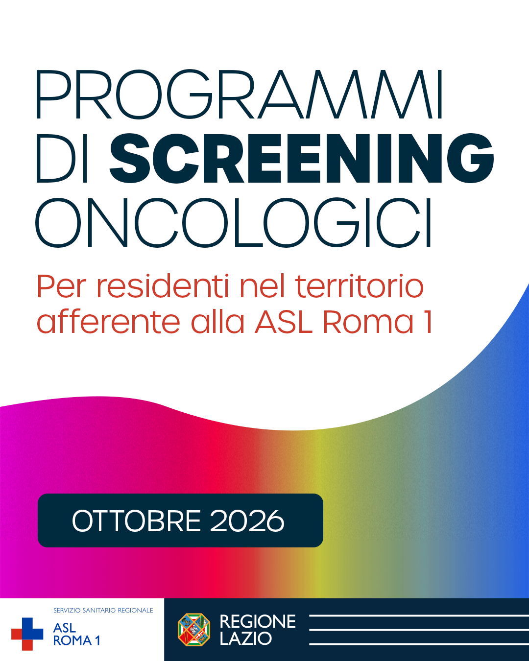 Screening oncologici, gli appuntamenti itineranti con il Camper della salute del mese di ottobre