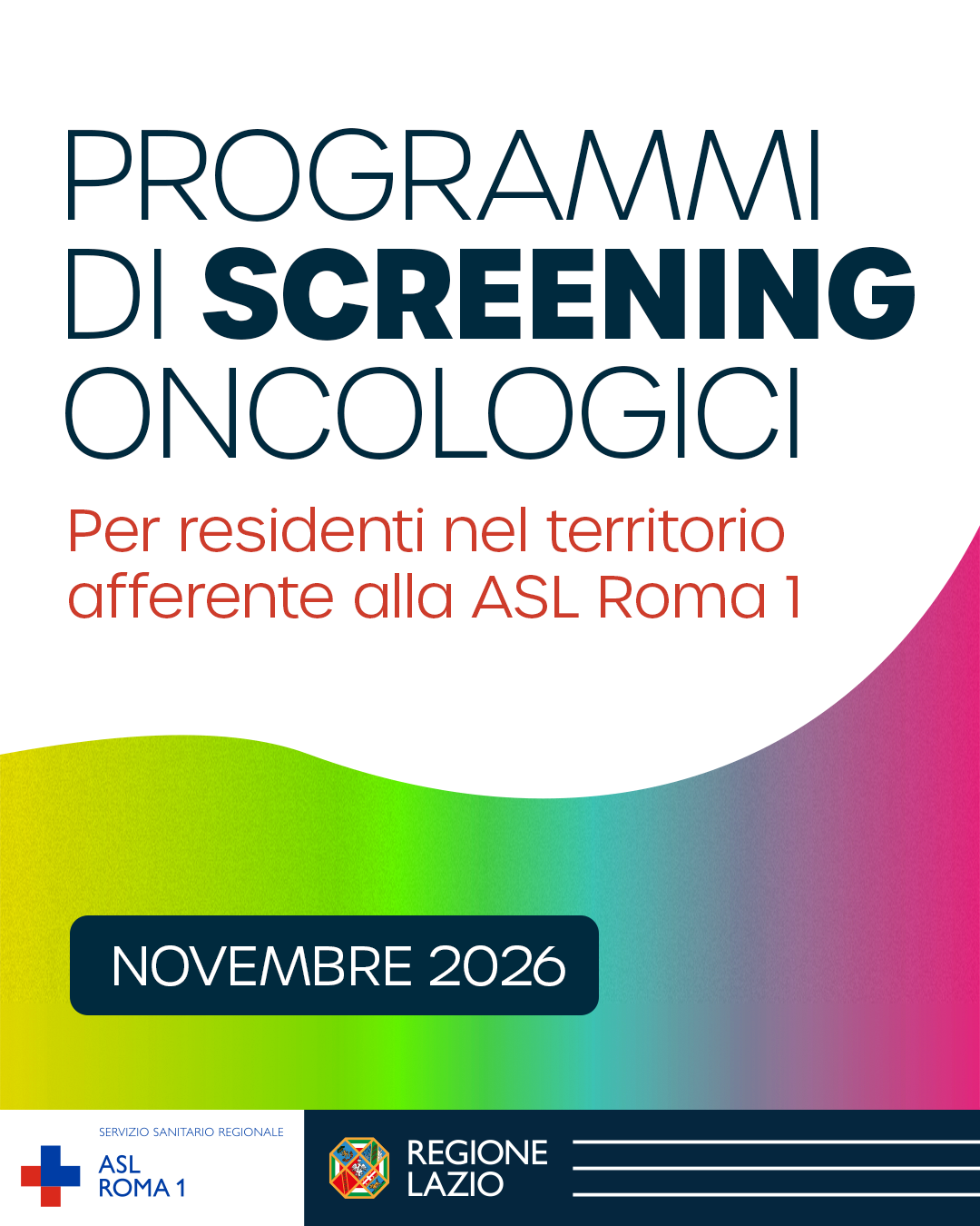 Screening oncologici, gli appuntamenti itineranti con il Camper della salute del mese di novembre