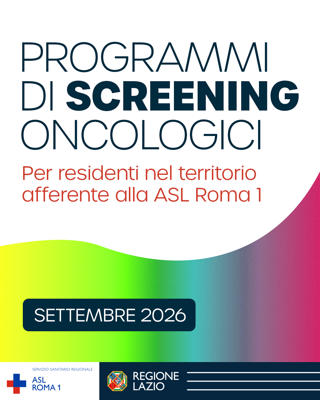 Screening oncologici, gli appuntamenti itineranti con il Camper della salute del mese di settembre