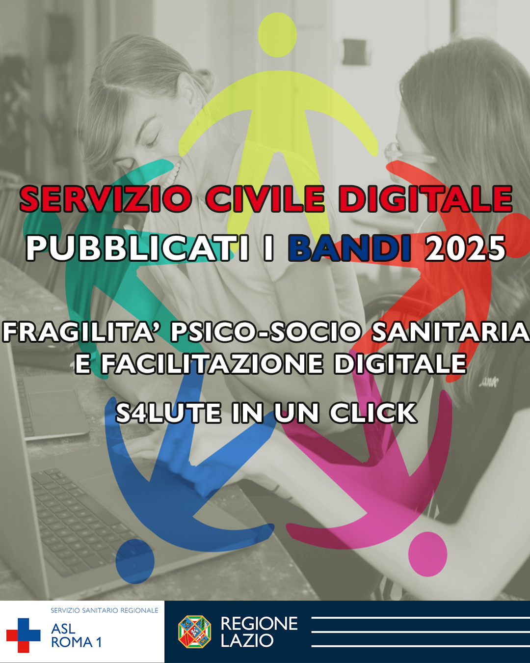 Servizio Civile Digitale, pubblicati i bandi: come aderire e i progetti della ASL Roma 1