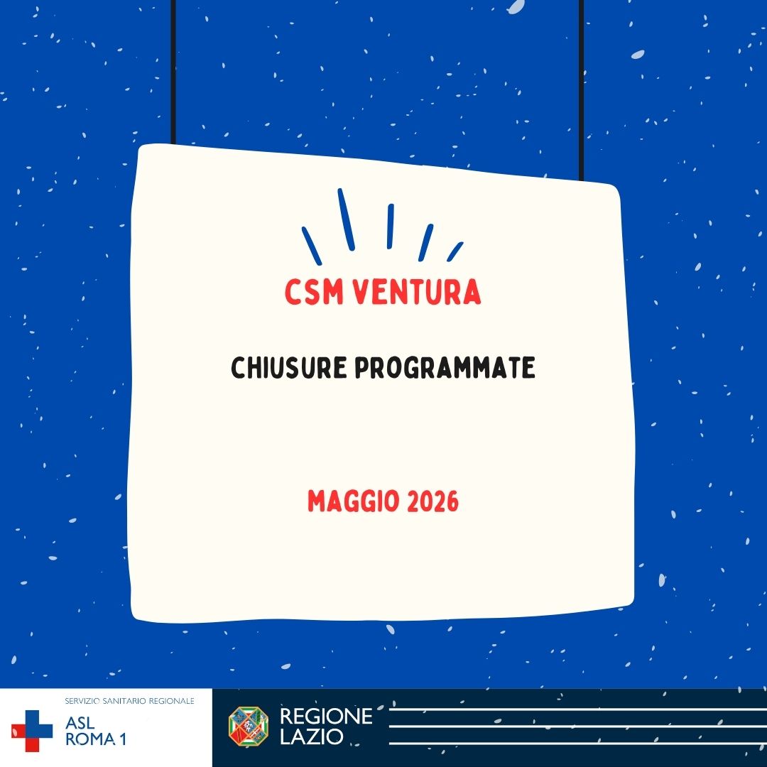 CSM Ventura: le chiusure pomeridiane programmate del mese di maggio