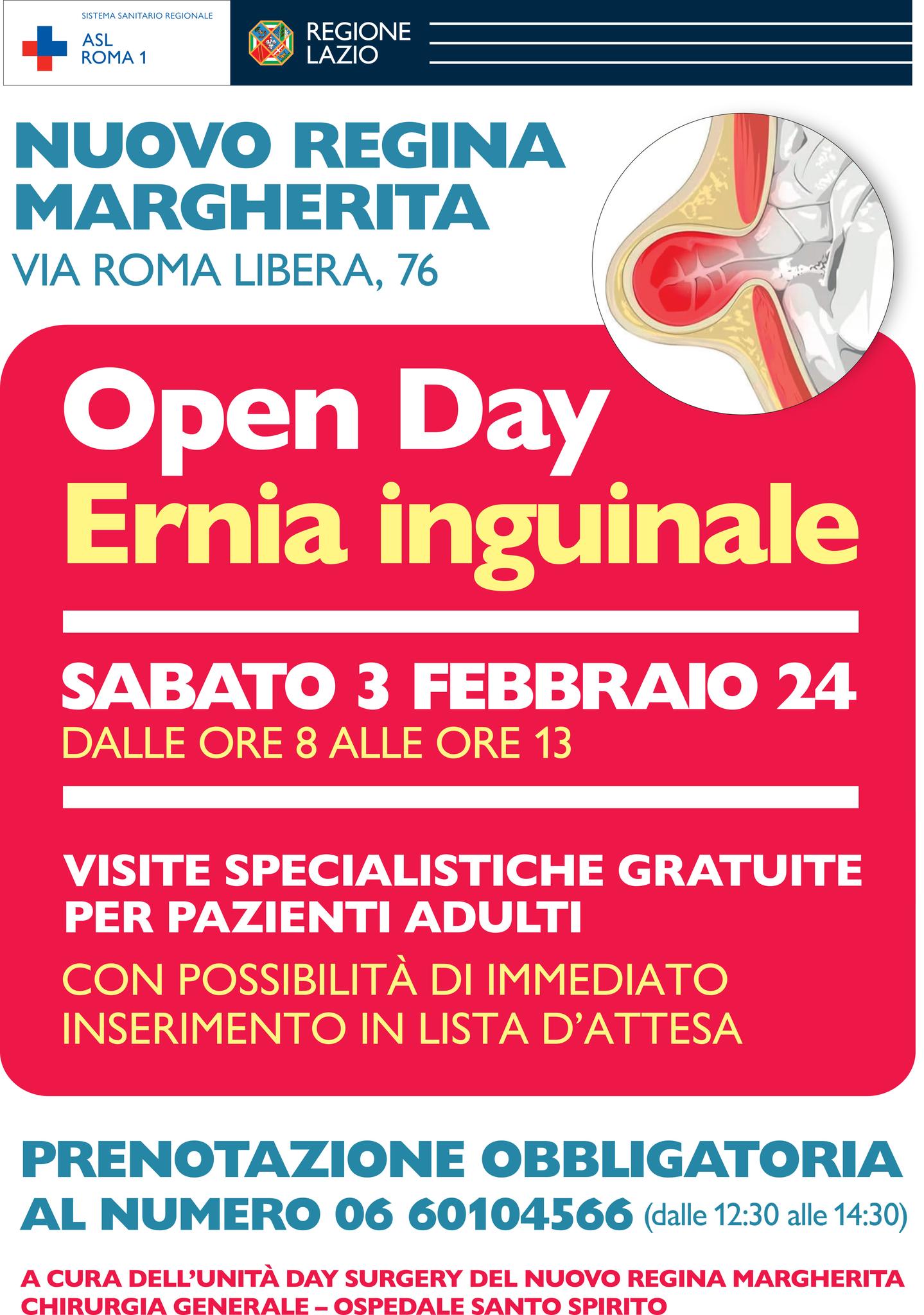 ASL Roma 1. Open Day Ernia inguinale