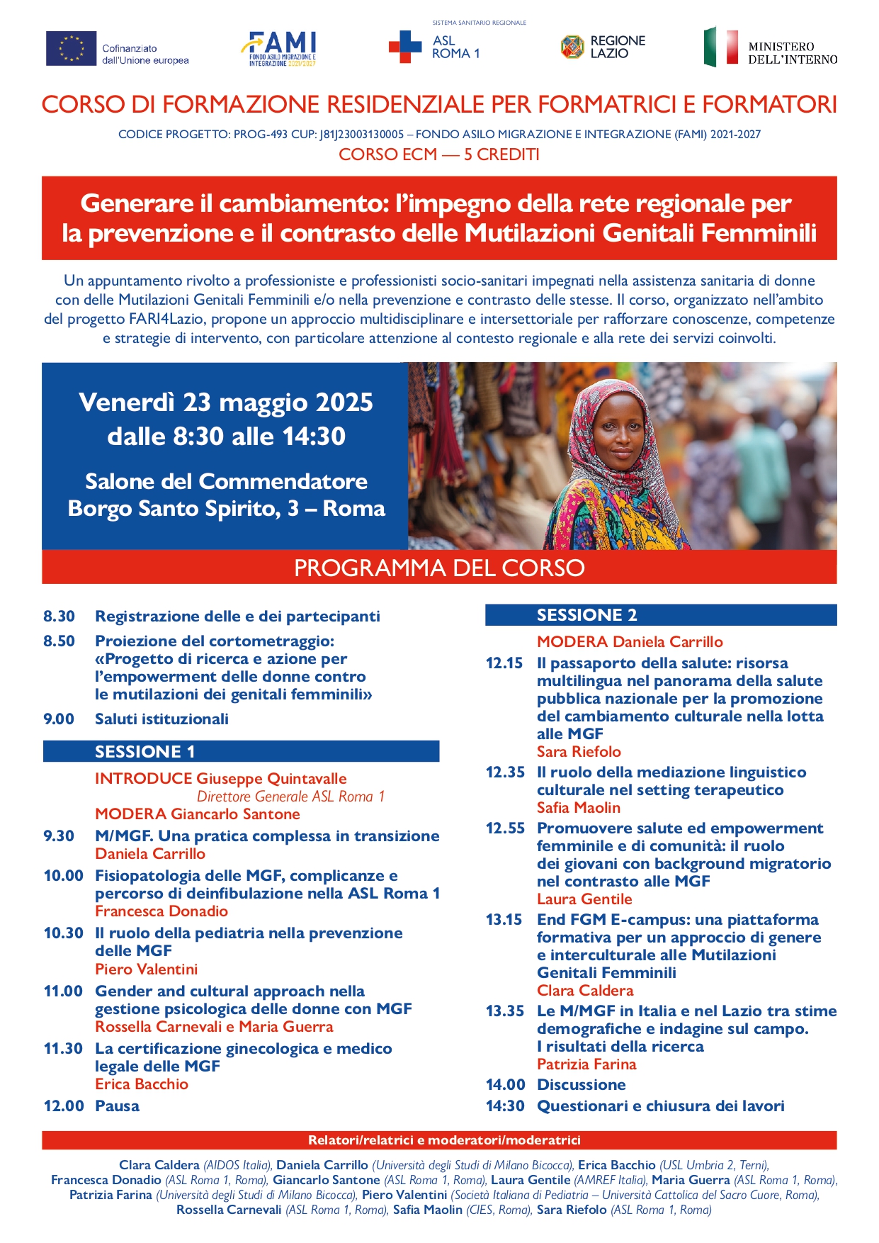 23 maggio Corso di Formazione ECM “Generare il cambiamento: l’impegno della rete regionale per la prevenzione e il...