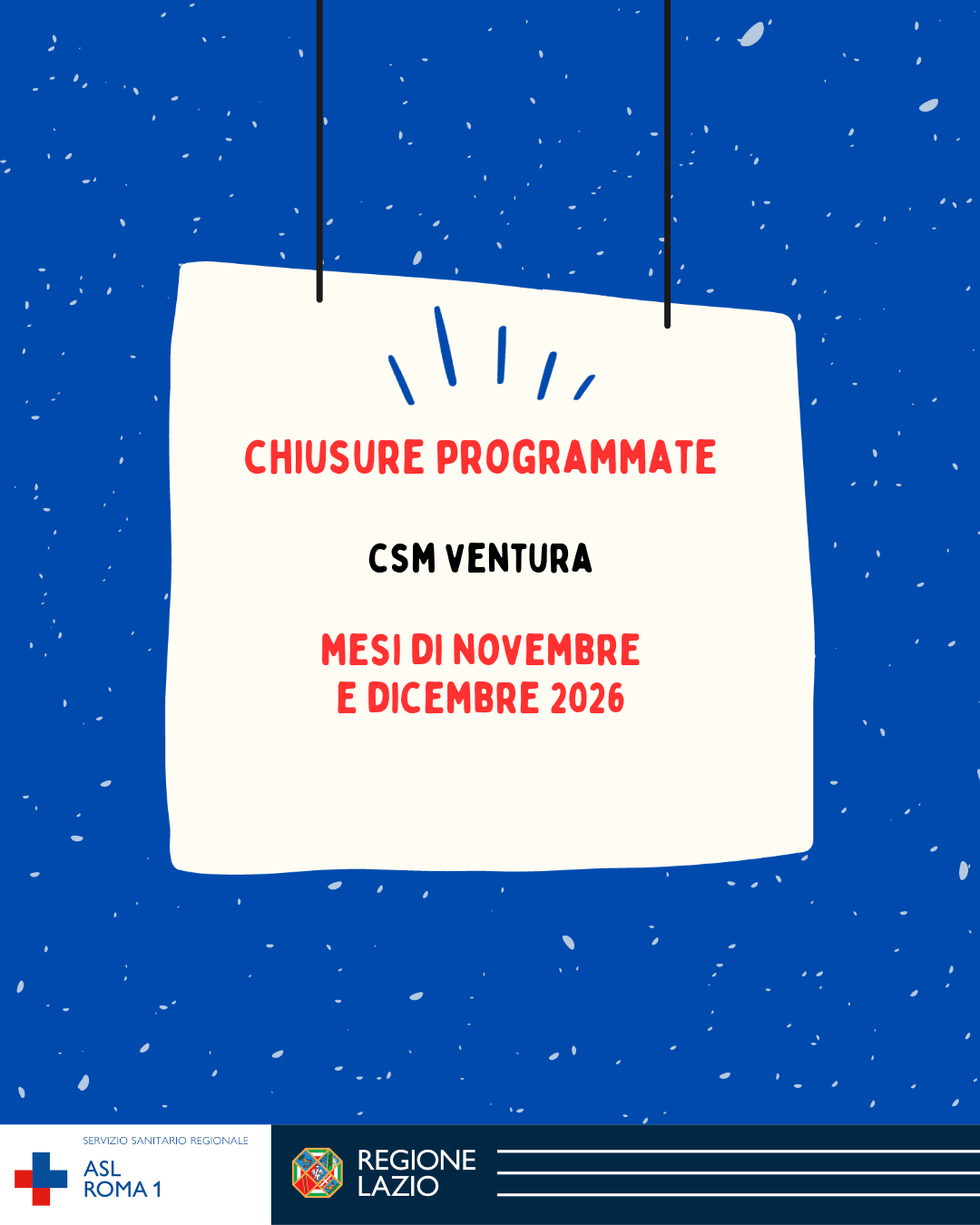 CSM Ventura, chiusure programmate nei mesi di novembre e dicembre