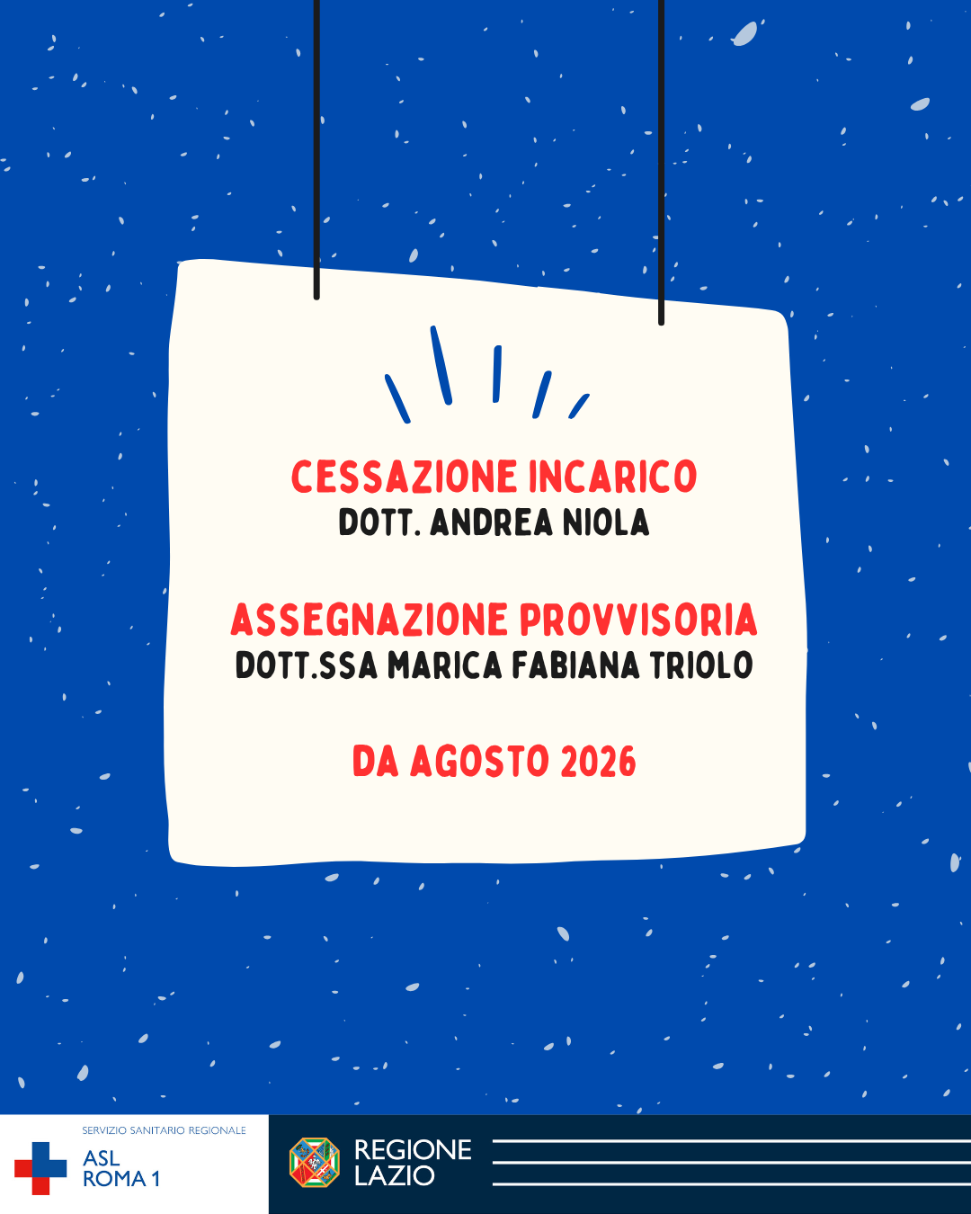 Medico di Mediina Generale: cessazione incarico Dott. Niola e assegnazione provvisoria degli assistiti alla Dott.ss...