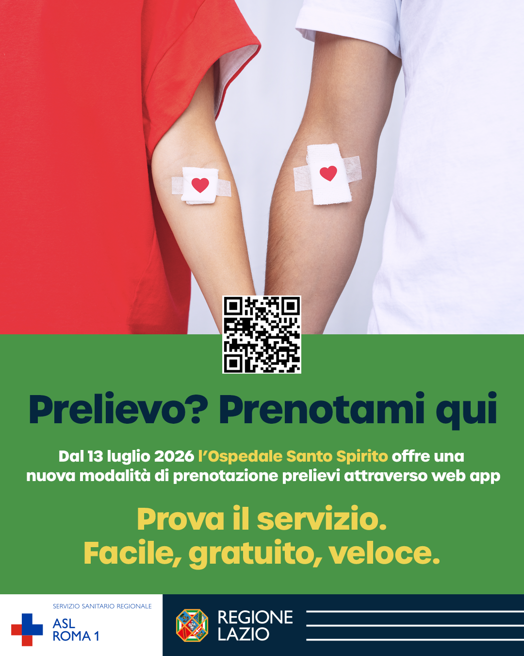 Prenota i prelievi con l'App Prenotami, dal 13 Luglio all’Ospedale Santo Spirito